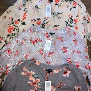NWT Torrid HARPER CHALLIS FLORAL BLOUSE BUNDLE